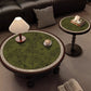 Small Coffee Table Round Table Tablecloth American High-end Light Luxury Atmosphere Round Table Mat Leather No-wash Waterproof and Oil-proof