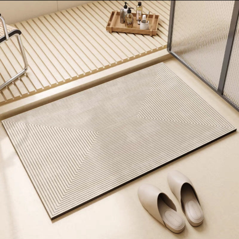 Bathroom Simple Floor Mat Toilet Door Diatom Mud Absorbent Mat Toilet Toilet Door Non-slip Soft Foot Mat