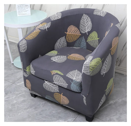 Armchair Cover, Stretch Armchair Protector, 2-Piece Armchair Cover, Cushion Cover, Elastic Cover, Sofa Cover for Club Chair, Lounge Chair, Cocktail Chair