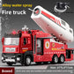 Kids Alloy Fire Truck Toy with Water Spray, Ladder Rescue Engineering Truck, Sprinkler Fire Engine Vehicle for Boys Gifts & Pretend Play