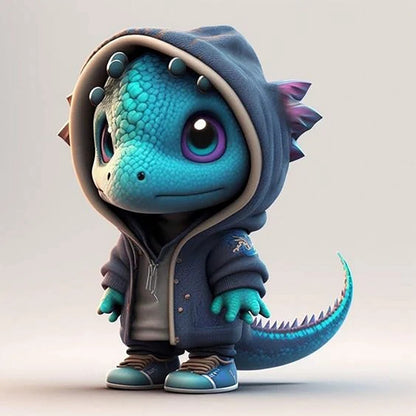 Cute Dragon Statue Adornment Garden Statue Adornment Resin Tabletop Adornment Desktop Decoration New Year Gifts