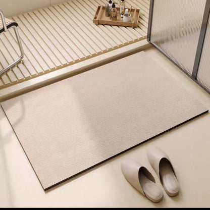 Bathroom Simple Floor Mat Toilet Door Diatom Mud Absorbent Mat Toilet Toilet Door Non-slip Soft Foot Mat