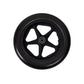 12inch Wheelchair Replacement Rear Wheel for Wheelchairs Walkers Accessories Casters Small Cart Rollers Chair Accessories Grey Rubber Small Non Marking