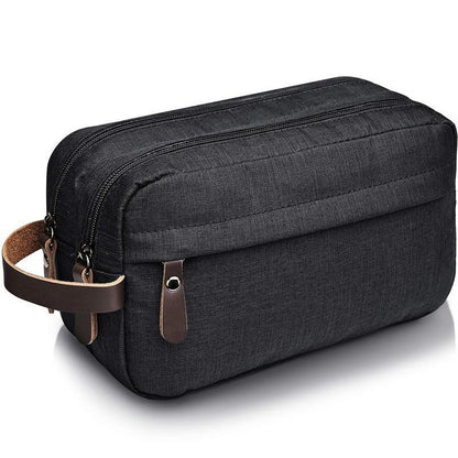 Toiletry Bag Large Capacity Waterproof Nylon Dopp Kit Lightweight Shaving Bag for Men and Women Side Handle Organizer