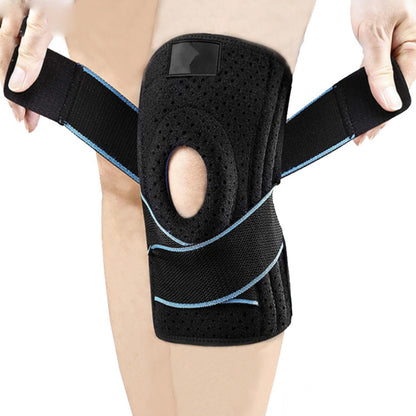 1 Piece Knee Brace with Side Stabilizers & Patella Gel Pads, Adjustable Compression Knee Support Braces for Knee Pain, Meniscus Tear,ACL,MCL,Arthritis, Joint Pain Relief