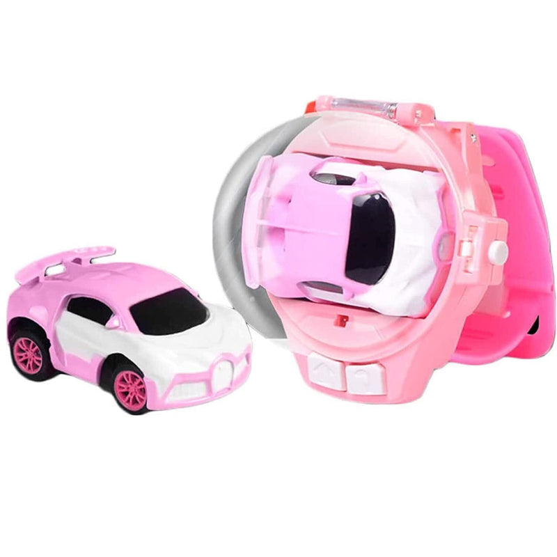 RC Racing Kids Mini Racing Car Remote Control Watches Toy USB Charge Christmas Gift USB Rechargeable upto 30Meters Range