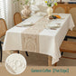 Cotton Linen Tablecloths Waterproof Tablecloth Rectangular Dining Table Cover Anti-oil Thickened Table Cloth Home Party