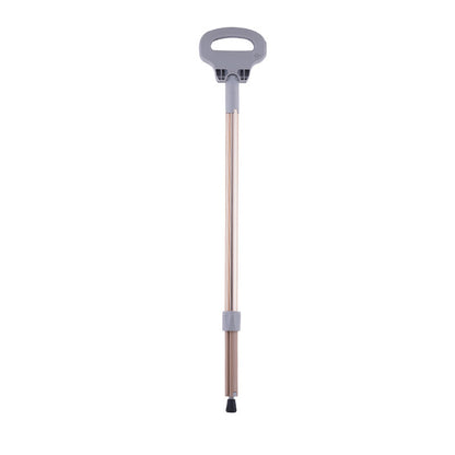 Multifunctional Trekking Poles Aluminum Alloy Trekking Stick Portable Cane Anti Skid For Travel Telescopic Leisure Stool Outdoor Supply
