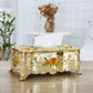 European Rose Acrylic Paper Box Living Room Coffee Table Restaurant Car Plastic Tissue Box