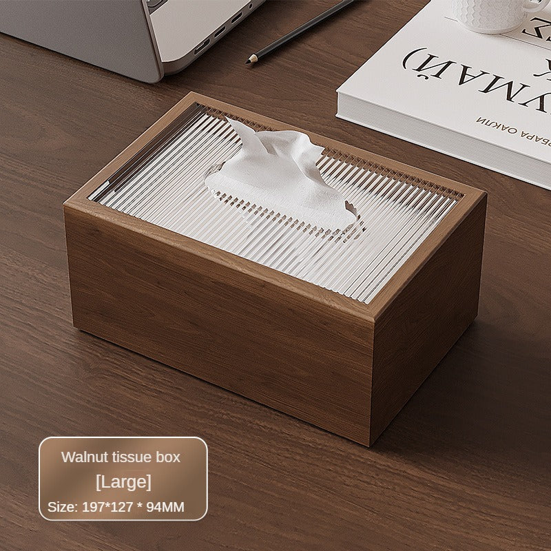 Tissue Storage Box Holder Luxury Dispenser Organizer for Car Office Wooden Toilet Roll Napkin Holder Home Decor Organiser