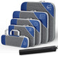 6 Packs Compression Packing Cubes Travel Toiletries and Clothes Storage Bag Set Luggage Suitcase organizer Bags
