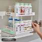 Multifunctional Doublelayer Rotating Kitchen Spice Jar Storage Rack Organizer