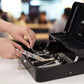 4GL Cash Box (30cm x 24cm x 9cm) Compartment Tray Lockable Security Metal Coin Tray Drawer
