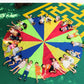 2M Diameter Outdoor Rainbow Umbrella Parachute Toy Jump-Sack Ballute Play Teamwork Game Toy For Kids Gift
