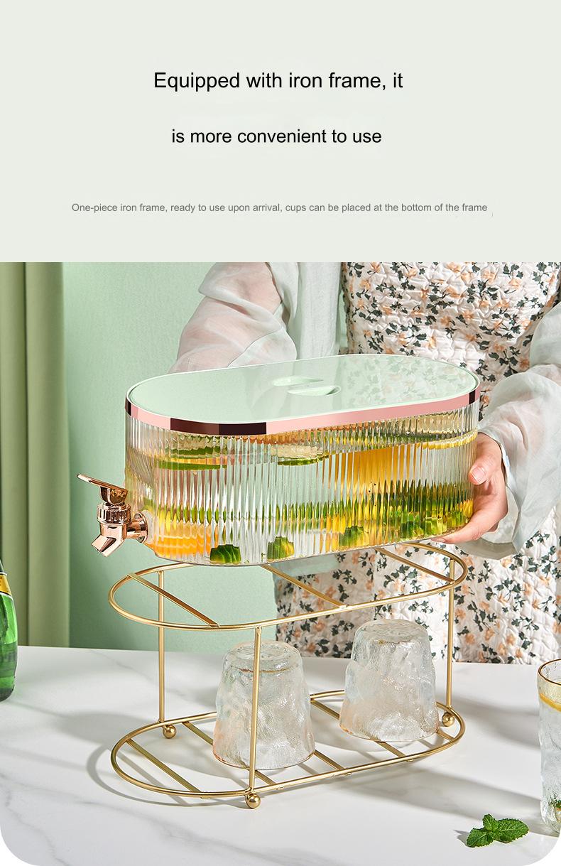Drink Dispenser Stand Basket Dispenser Stand for Drink Celebration Beverage