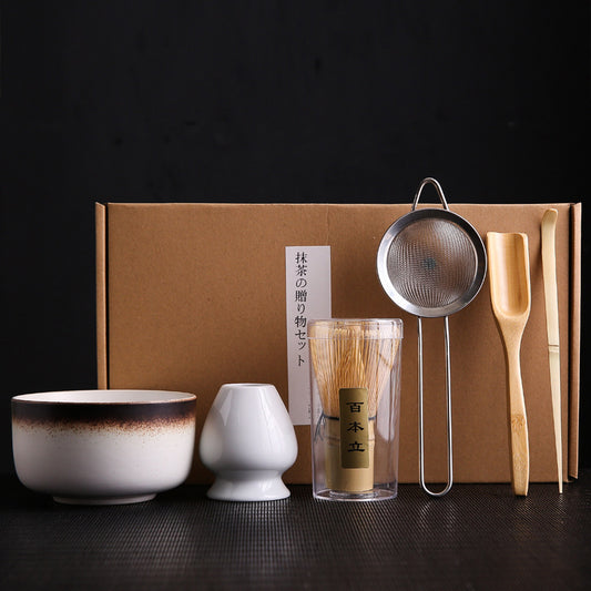 Tea Set Start up Accessories Tools Matcha Bowl Set for Beginner