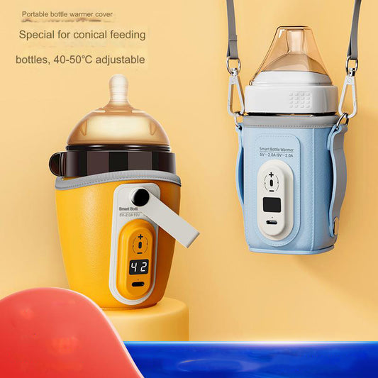 USB Baby Milk Bottle Warmer Car Feeding Bottle Heater Three Temperature Adjustable Thermal Bag Child Bottle Heater