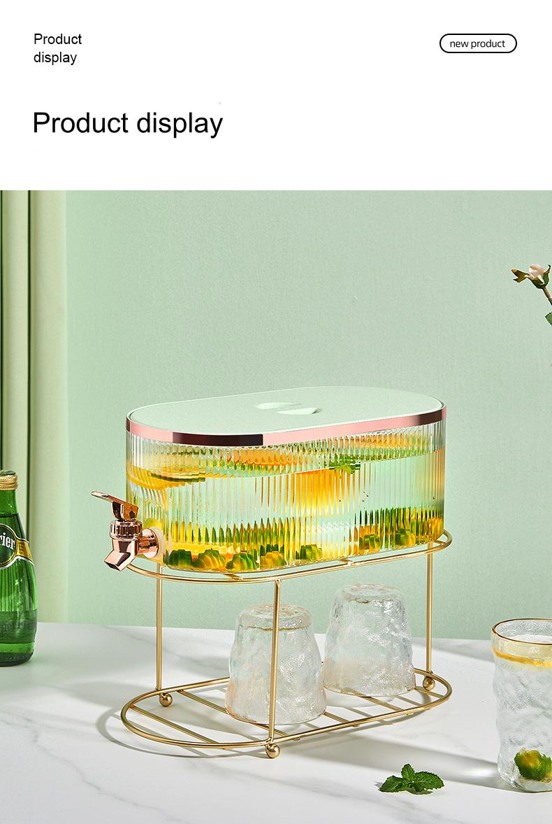 Drink Dispenser Stand Basket Dispenser Stand for Drink Celebration Beverage