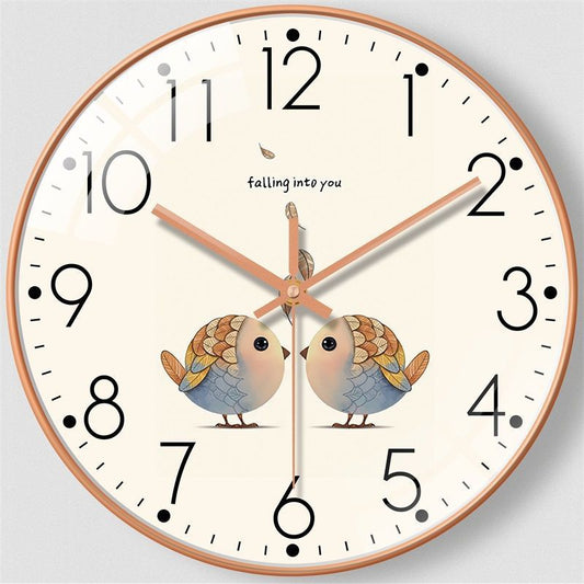 Clock Living Room Home Wall Clock Bedroom Noiseless Clock Ins Wall Creative Fashion Quartz Clock Internet Celebrity