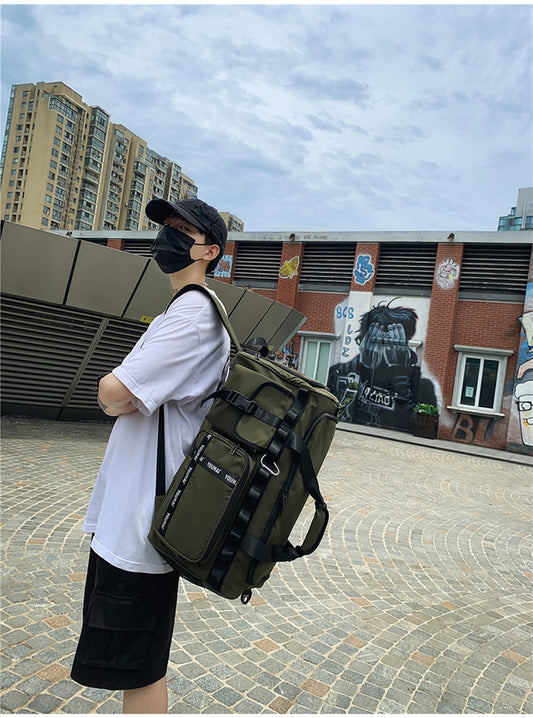 Outdoor Korean Fashion Waterproof Large Travel Bags With Shoe Storage Dry Wet Item Separation