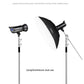 Stainless Steel C Stand Heavy Duty Photography Light Stand Adjustable Stand Photography Studio Monolight