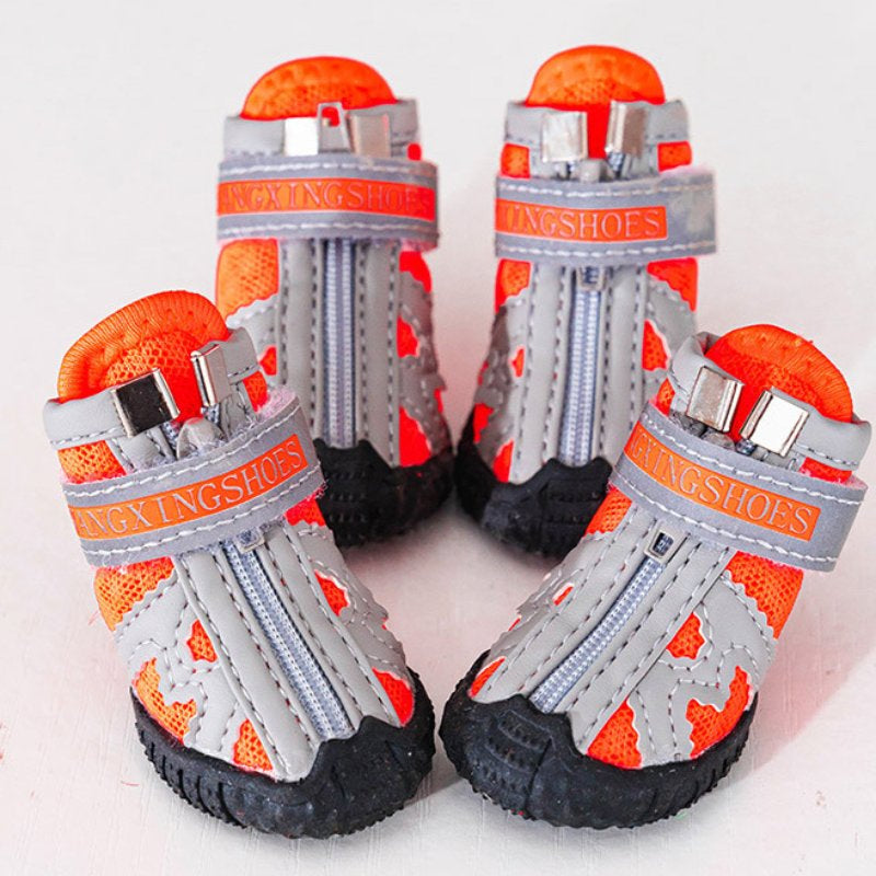 Pet Shoes Spring And Summer Breathable Mesh Shoes Dog Outdoor Small Dog Teddy Shoes Small Dog Dogs All-season Non-slip