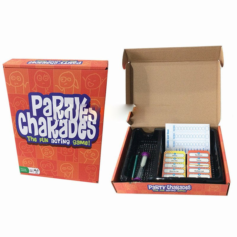 Party Charades Game – Contains 500 charades – Great Family Game for 2 or More Players Ages 10 and up