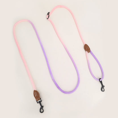 Pet Leash Dog Double Hook Leash Free Hands Adjustable Multi-functional Running Nylon Leash Easy to Clean and Maintain