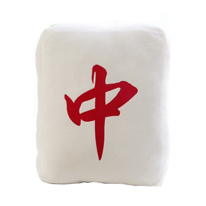 Stuffed Toy Mahjong Plush Toy Doll Pillow Hand Warmer Cushion Bolster Family Gift Christmas Birthday Valentine Gift