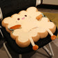 40x40cm Cushions Soft Cute Home Office Sofa Chair Pad Square Comfortable Toast Seat Cushion Buttocks Skin Friendly Plush