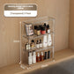 Stackable Mirror Cabinet Storage Box Acrylic Bathroom Washstand Lipstick Cosmetics Organizer Makeup storage box