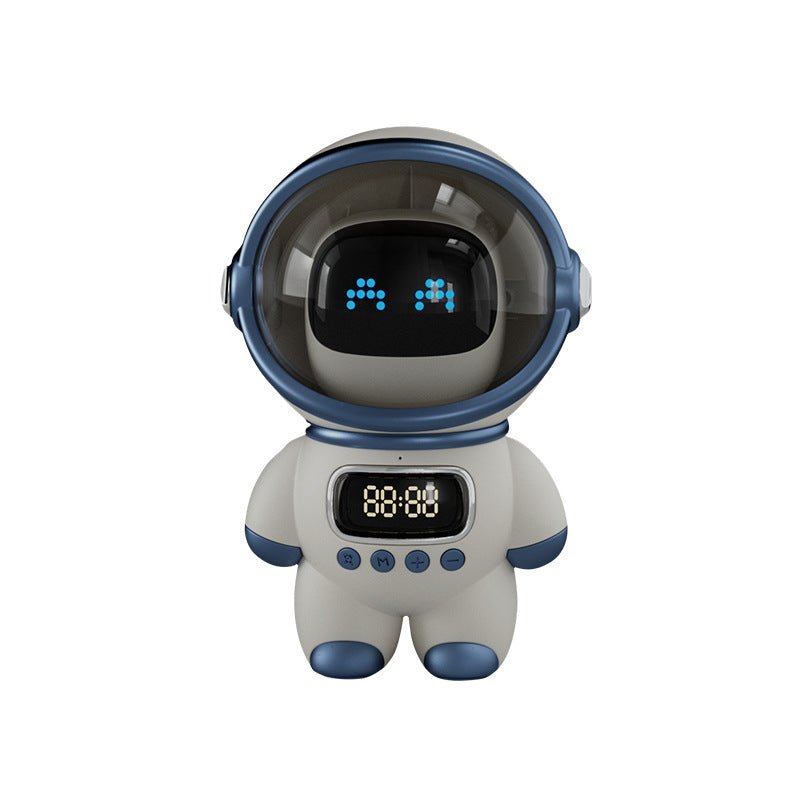 Smart Astronaut Bluetooth-compatible Speaker Mini Sound Box Portable Stereo Ai Interactive Audio With Alarm Clock Creative Gift