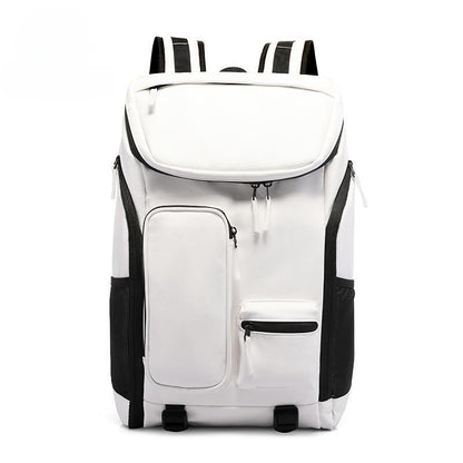 Travel Backpack Men 17.3-inch Laptop Backpack Multifunctional Fitness Sports Backpack Badminton Racket Bag Waterproof Large-Capacity College Student School Bag with Shoe Warehouse