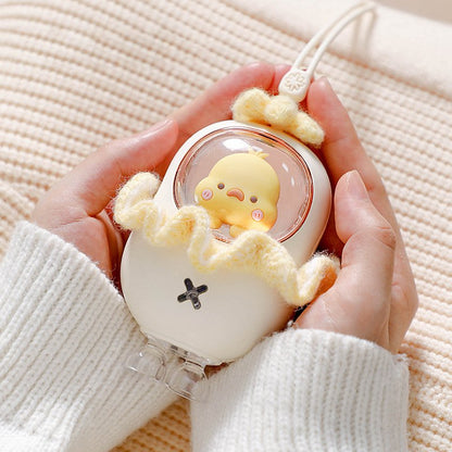 Mini Heater Hand Warmer Cartoon Design Heating Rechargeable Hand Warmer For Winter Christmas Gift New Year