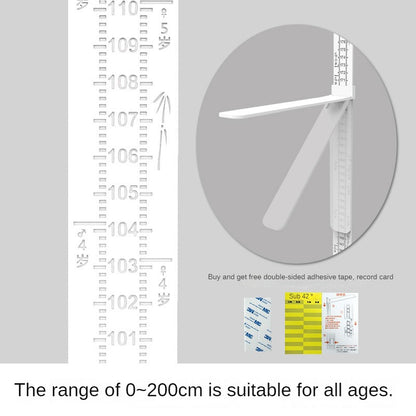 Wall Height Chart Children Height Ruler Measurement For Kids 0-200cm Children's Height Measuring Instrument Wall Paste Height Ruler