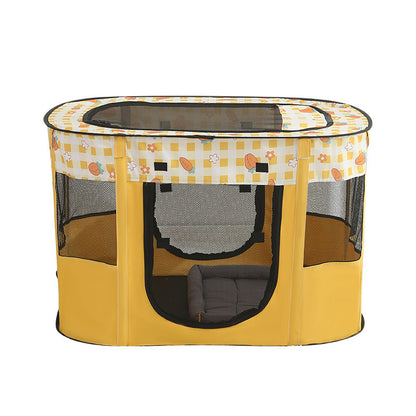 Portable Folding Cat Cage Tent House, Oxford Cloth Pet Enclosure, Indoor Outdoor Cat Delivery Room, Cat Kennel Playpen, Lightweight Travel Cat House