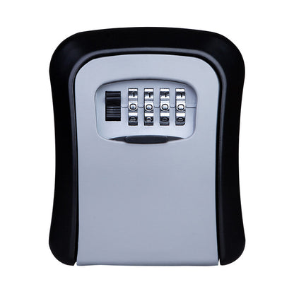 Wall Mounted Key Safe Box Numbering Lock Key Storage Lock Box 4 Digits Password Locker Key Locker