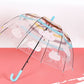 Kids Umbrella Clear Transparent Umbrella Cartoon Arched Children's Lightweight Umbrella