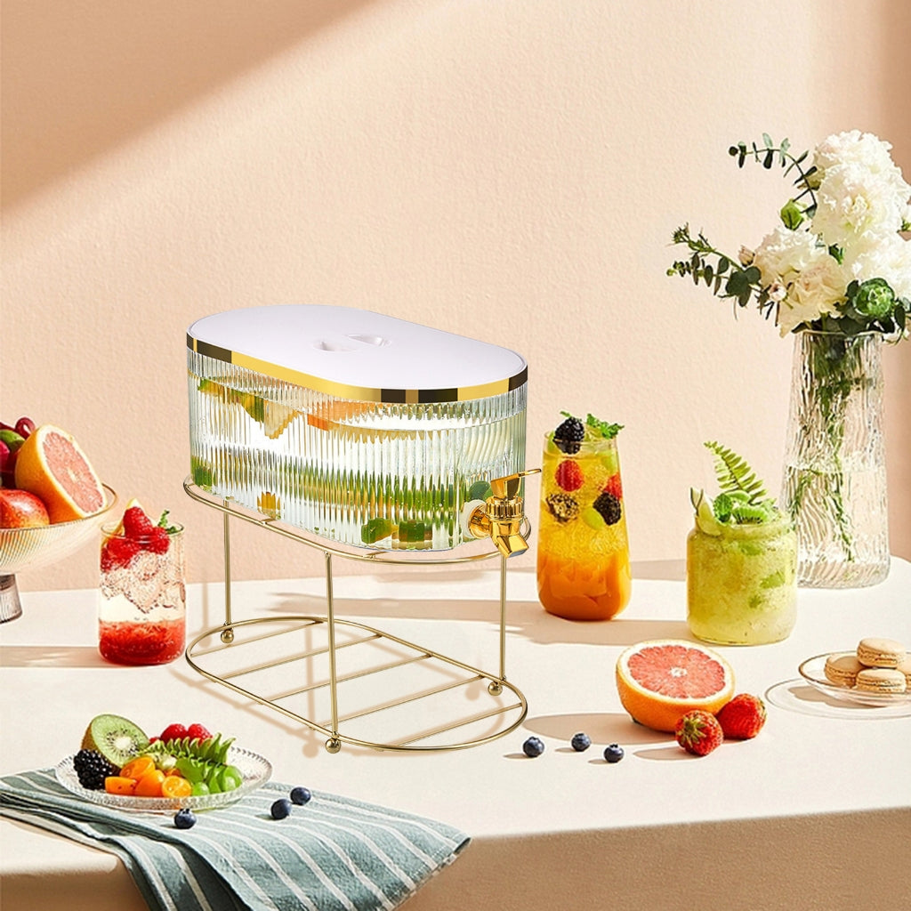Drink Dispenser Stand Basket Dispenser Stand for Drink Celebration Beverage