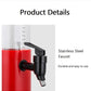 1.5L Beer Dispenser Tower Easy Clean Integrated Tap with Ice Tube and LED Light Clear Beverage Tower Dispenser