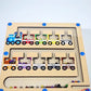 Magnetic Color & Number Maze Montessori Wooden Magnet Puzzle Game Board Montessori Color Matching Learning Counting