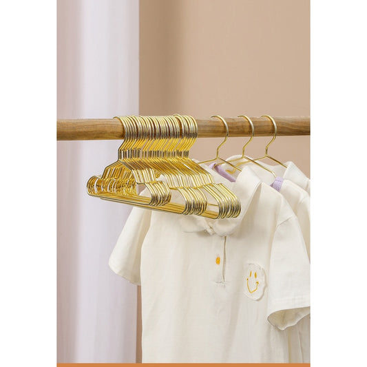 Clothes Hanger Gold Slip Metal Hanging 20cm