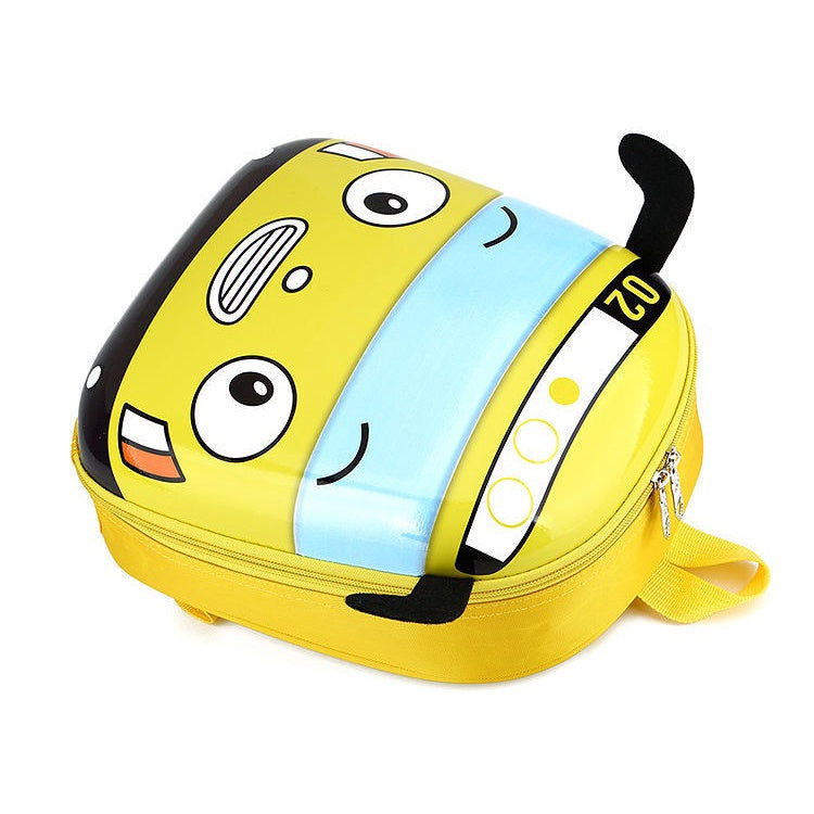 3D Cartoon Bus Kindergarten Children School Bag Toddler Girls Boys Cartoon Backpack