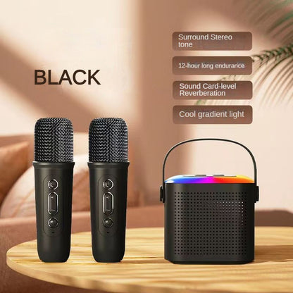 Mini Portable microphone audio integrated microphone home karaoke home wireless Bluetooth KTV mini set