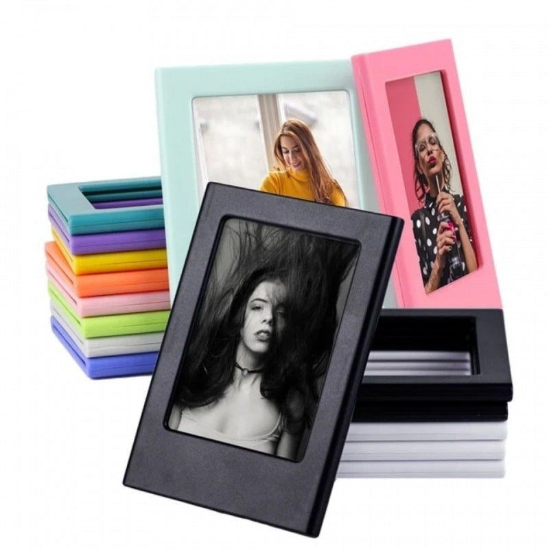 Magnetic Photo Frames for Fujifilm Instax Mini Film Papers, Colorful Double Sided Fridge Picture Frame, Magnets Children