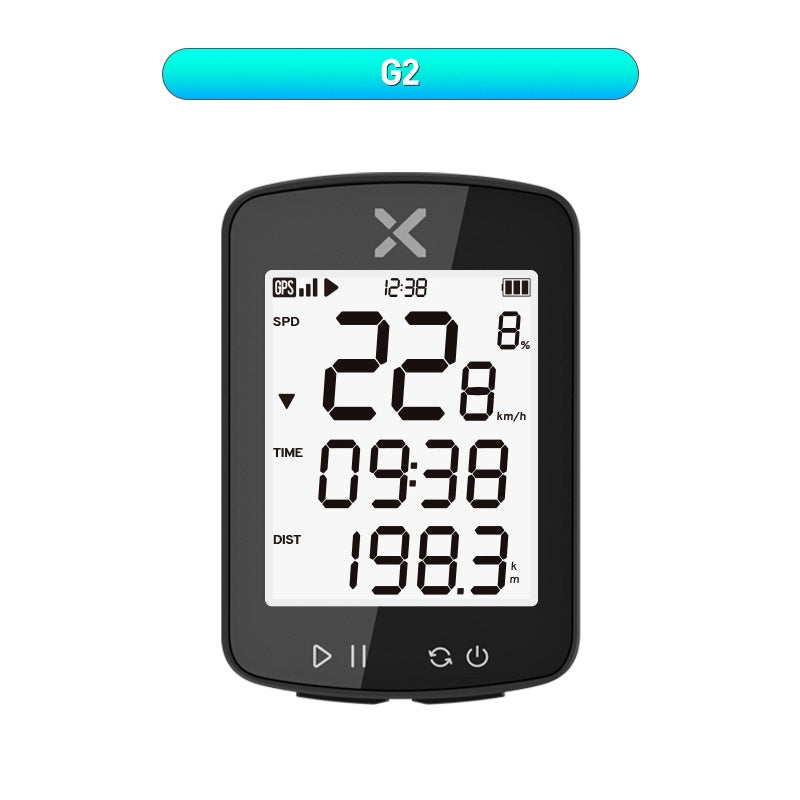 XOSS G2+ Bike speedometer wireless water proof IPX7 Type-C Rechargeable Bike Computer GPS 2.2 inch LCD display Bluetooth