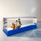 One Piece Thousand Sunny Ship Fluid Figure Liquid Drift Bottl Creative Ship Sea Hourglass Healing Decompression Model