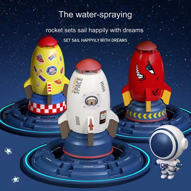 Rocket Launcher Toys Outdoor Rocket Water Pressure Lift Sprinkler Toy Fun Interaction In Garden Lawn Water Spray Toys