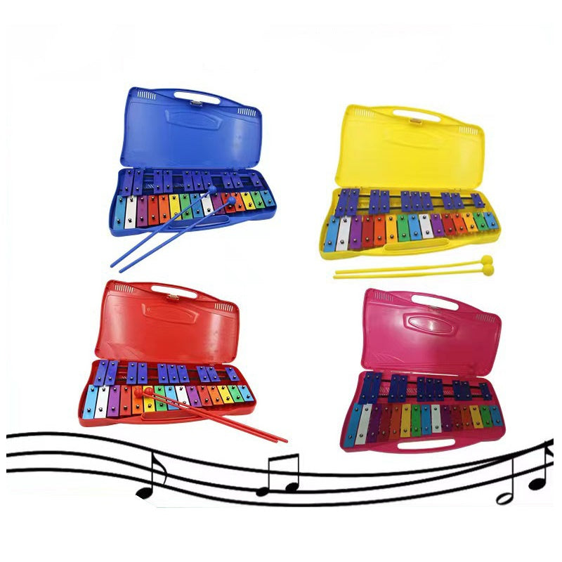 25 Notes Xylophone Hand Knock Xylophone Percussion Rhythm Musical Educational Teaching Instrument Toy