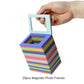 Magnetic Photo Frames for Fujifilm Instax Mini Film Papers, Colorful Double Sided Fridge Picture Frame, Magnets Children